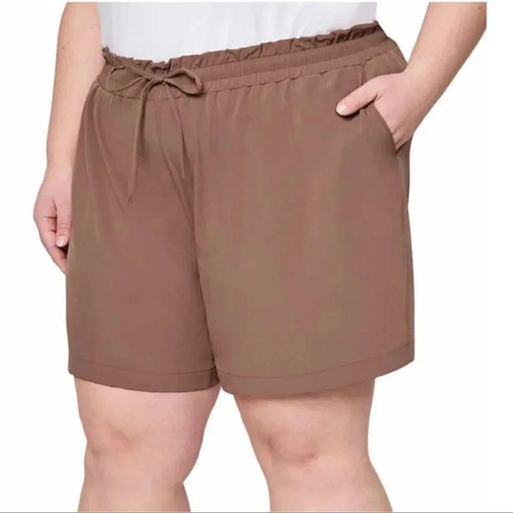 Mondetta Ladies' Woven Short XXL New Brown - Picture 1 of 9